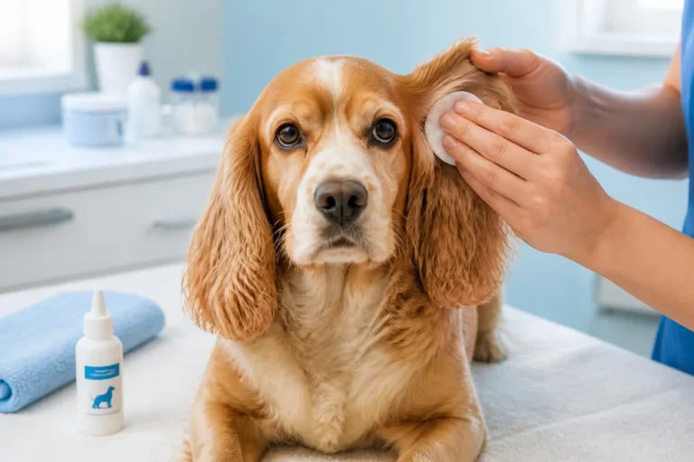 Otites chez le chien, causes et soins