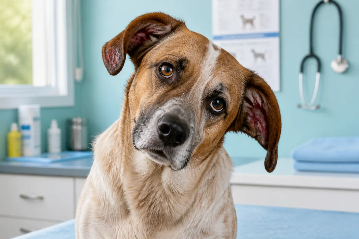 Otites chez le chien, causes et soins