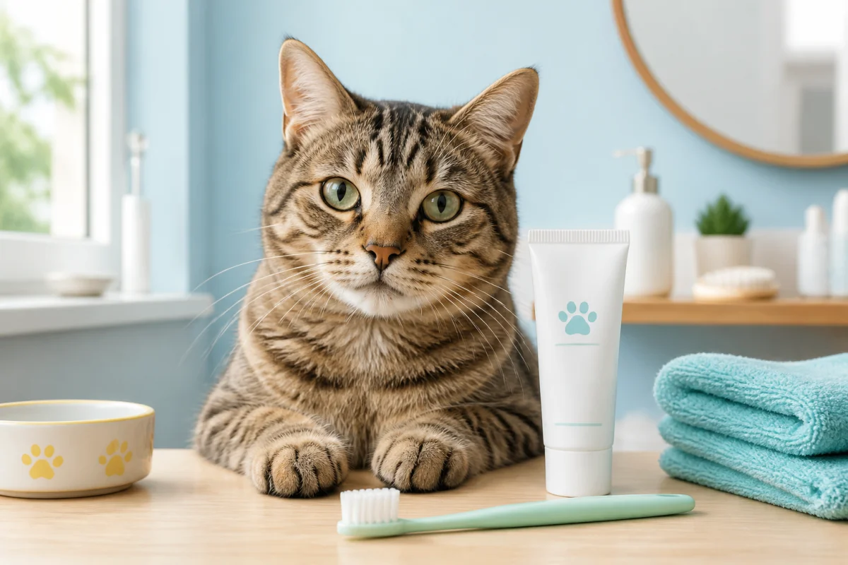 Prévenir le tartre chez le chat au quotidien